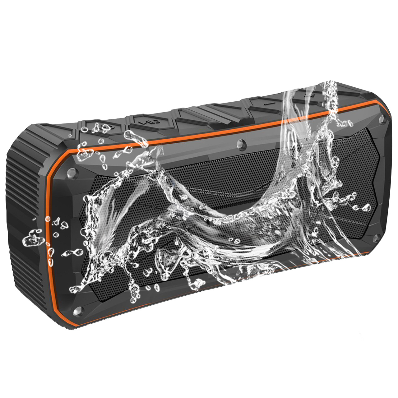 

Waterproof sport Bluetooth Speaker With 4500mAh Dual 8W Output Power Bank Function Subwoofers Portable Wireless Speaker
