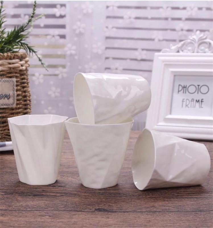 

300ML, plain white bone chian coffee mug, novelty design geek espresso cups, porcelain funny tazas mug, ceramic camping cup