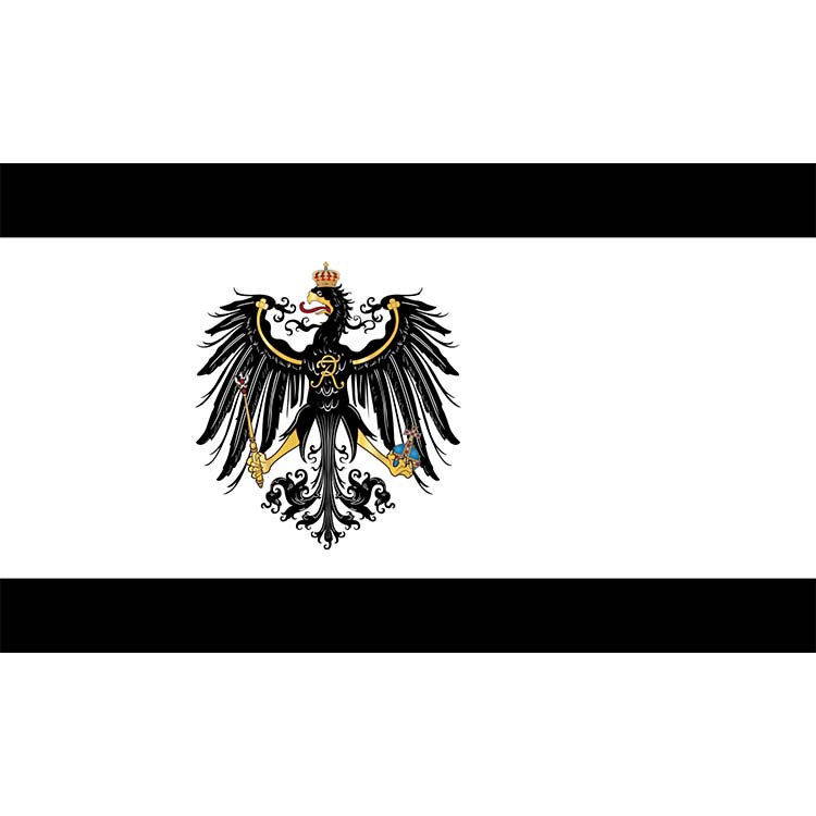 

Germany Flag of Prussia (1892-1918) 3x5ft Printing Polyester Club Team Sports Indoor With 2 Brass Grommets,Free Shipping