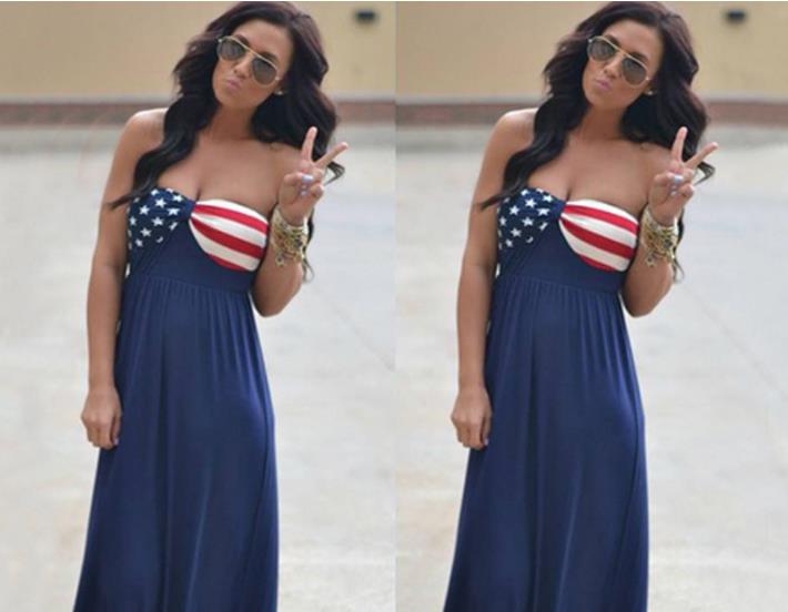 flag dress plus size