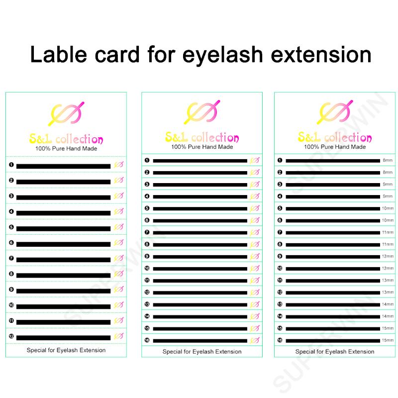

Customize Edit Picture Print Sticker Professional Design and Print Servie for Eyelash Store or Beauty Salon