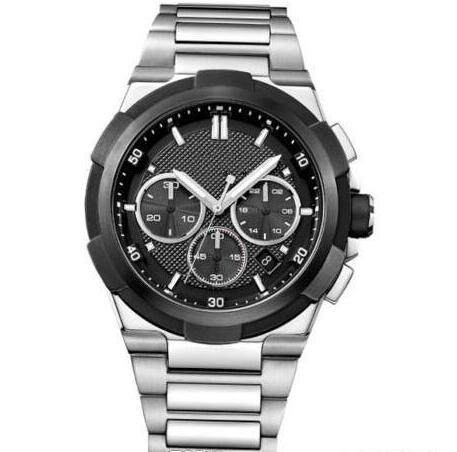 

classic fashion free shipping new men's watch 1513359 six needles quartz chronography, Silver