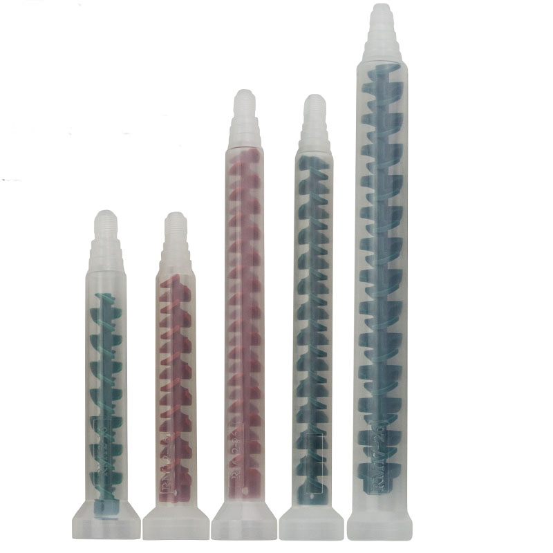

Dynamic mixing tube resin glue mixer mixing head dispensing nozzle spiral tube RM12-16 12-26 17-26
