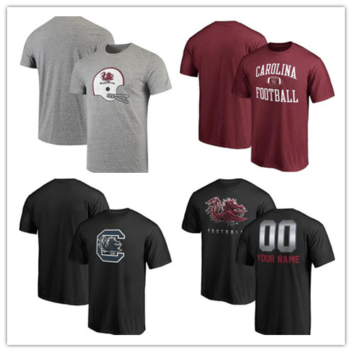 

Gamecocks Round collar T-Shirt Mens Designer T Shirt Casual Short Sleeves Fashion Printing High Quality Tri-Blend Tees, Gray;blue