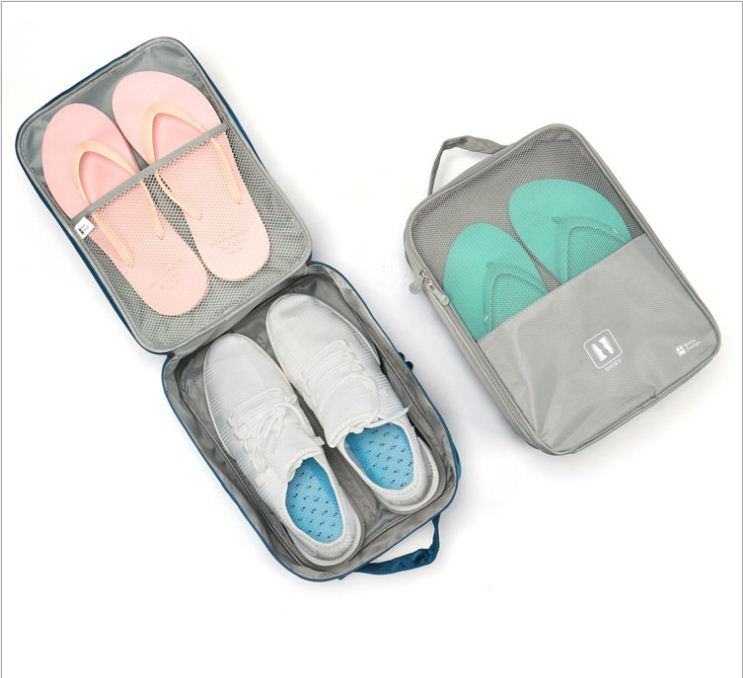 

Durable Versatile Organizers Water Resistant Travel Shoe Bags Shoe Storage Organizer Pouch with Zipper for Men Women #155