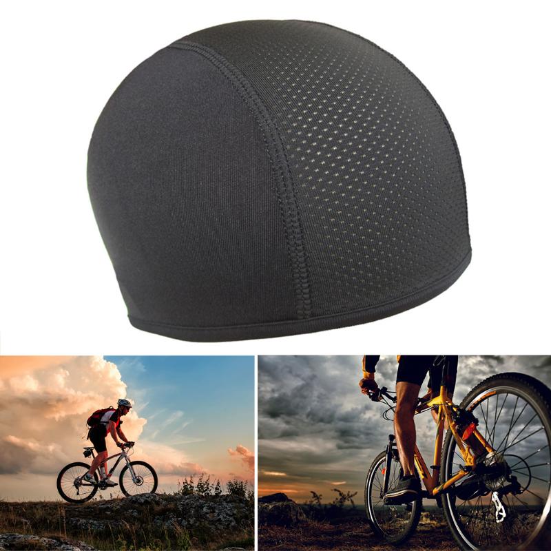 

Hot Sale Anti-UV Anti-sweat Quick Dry Helmet Cycling Cap Sports Hat Motorcycle Bike Riding Bicycle Cycling Hat Unisex #H10*, Black