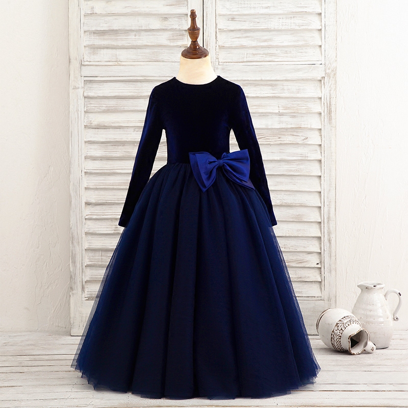 velvet dress for girl kid