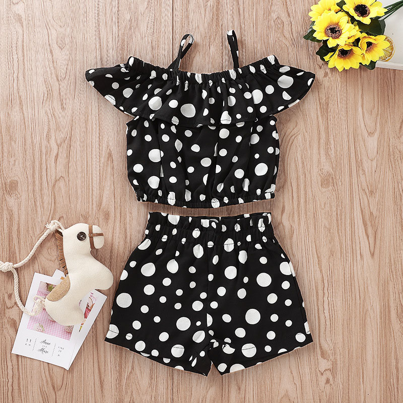 3Pcs Ensemble fille tournesol vêtements Crop Tops Shirt Short Long Jupe avec bandeau