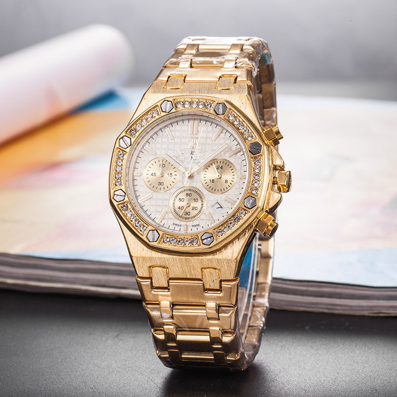 Top Men big bang Aude Military watch Stainless steel Casual man wristwatch automatic quartz watch Fashion mens sports watches-image-544410693