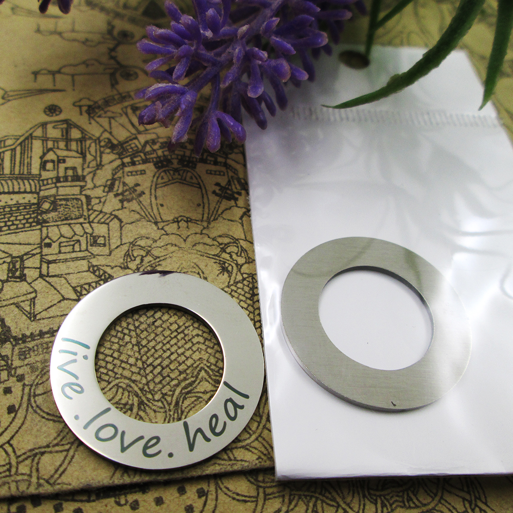 

40pcs--"live love heal"stainless steel charms more style for choosing DIY Charms pendants for necklace