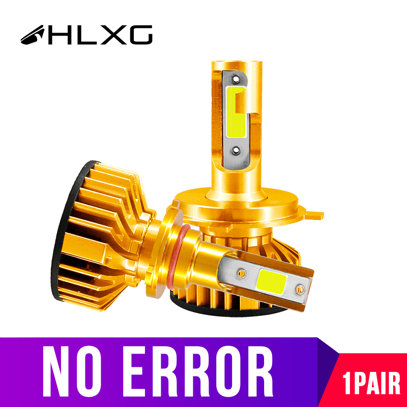 

HLXG H4 H7 led Canbus Car Headlight 9005 HB3 9006 HB4 H11 H8 H1 H9 Fog lights luces led para auto Mini 12000LM 12V bulbs for car