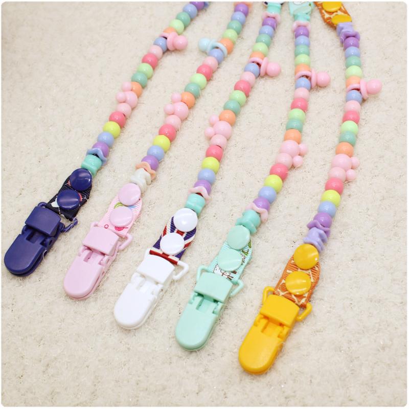 

Baby Pacifier Clip Pacifier Chain Dummy Clip Nipple Holder For Nipples Babies Children Clips Teether Anti-drop Rope