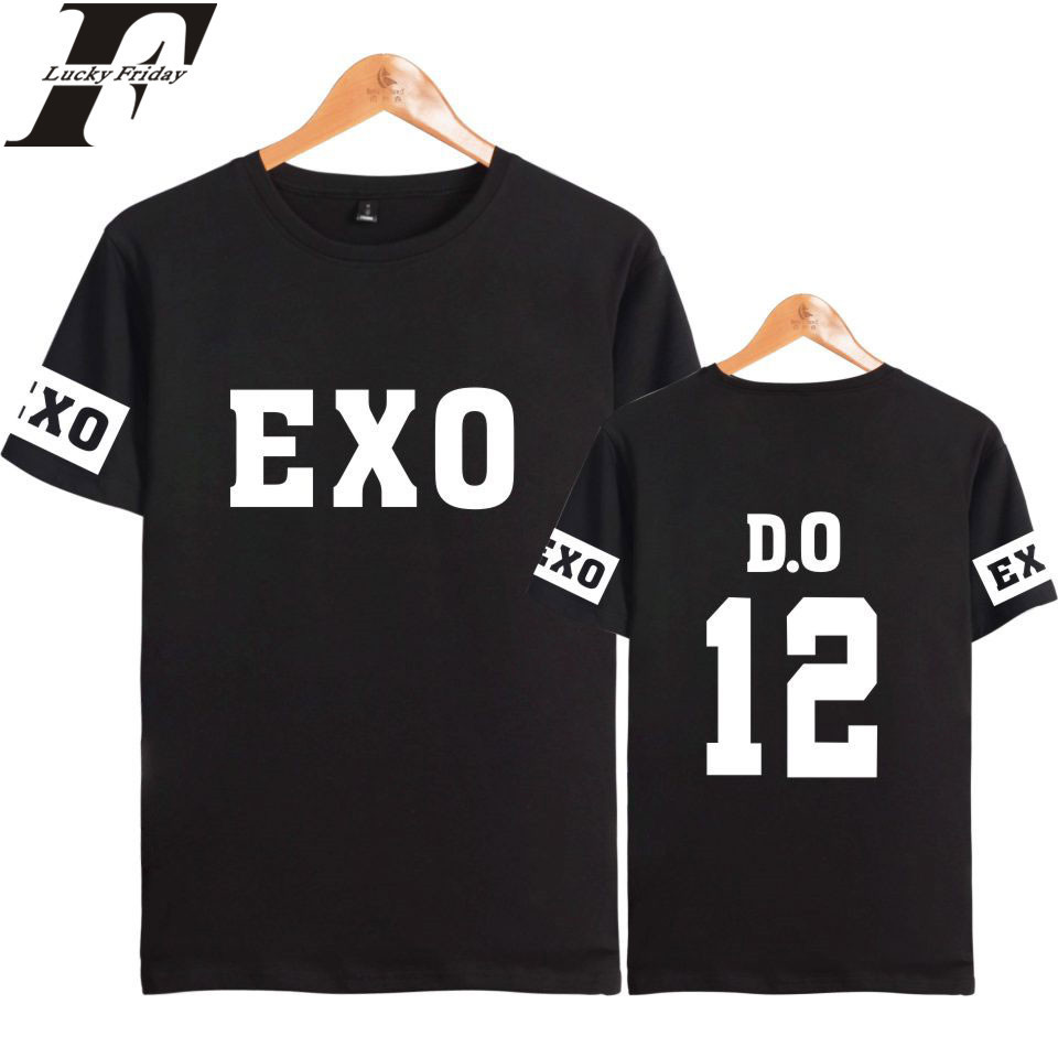 KPOP EXO regolari QUATTRO ALBUM DELLA GUERRA Il Potere Della Musica T-SHIRT MANICA CORTA