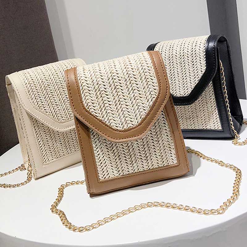 

Korean Woven Square Bag All-Match Fashion Elegant Women Bags High Quality Simple Solid Color Fashion Lady Crossbody Bags, Brown