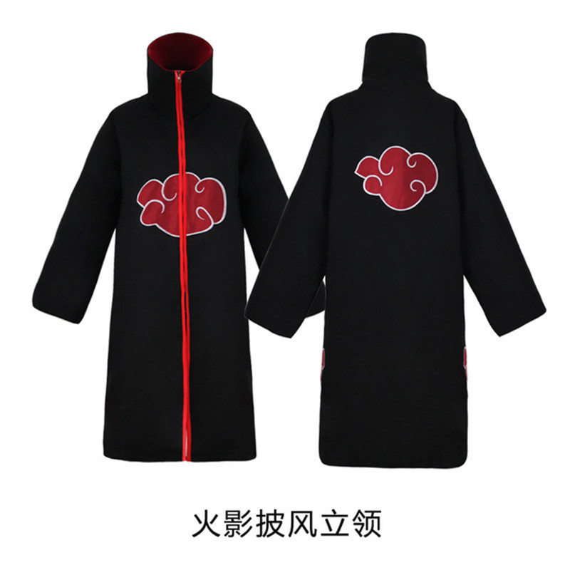 Kleidung Accessoires Jungenkostume Naruto Cosplay Kostum Akatsuki Pein Konan Tobi Itachi Langarm Umhang Mantel Neu