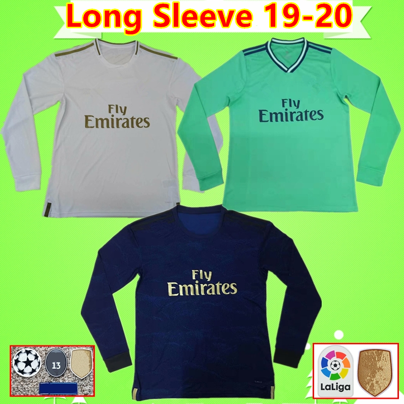 real madrid blue jersey full sleeve