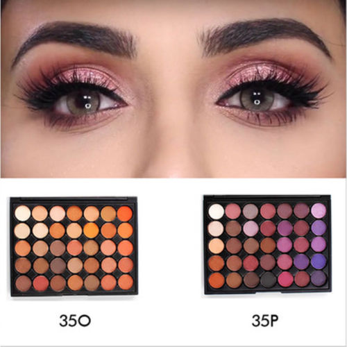 

35 Color Eye Shadow Palette Earth Color Glitter Waterproof Sequins Mashed Potato Wet Powder Matte Pearl Eye Shadow @ 11