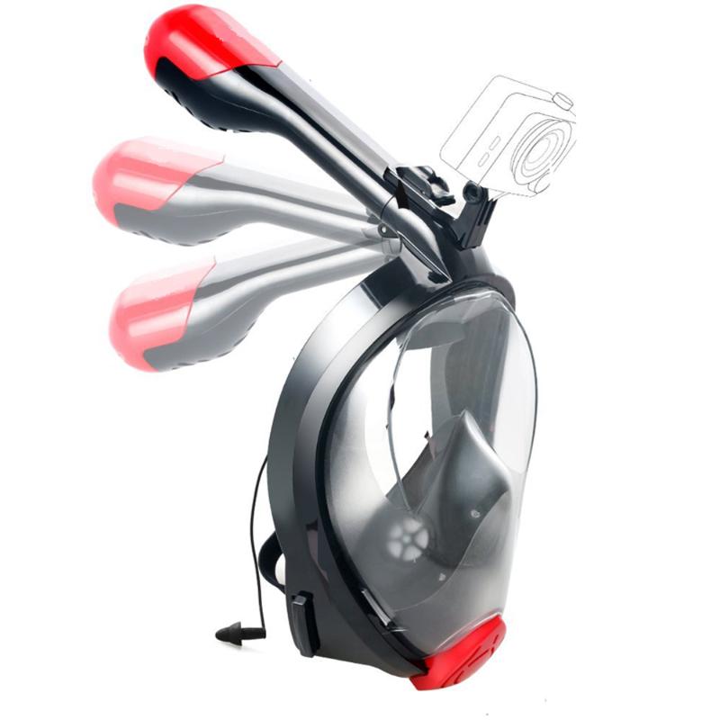 

2019 Full Face Diving Mask Detachable Dry Snorkeling Diving Mask Summer Beach Swimming Training Anti-fog Underwater Scuba
