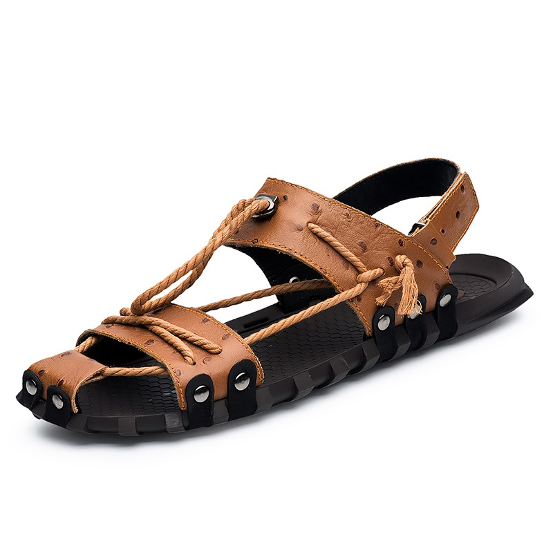 mens closed heel sandals