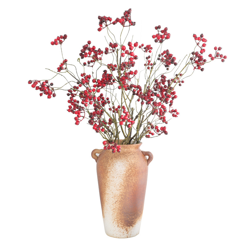 

72cm Blueberry Artificial Fruit DIY Cranberry Foam Branch Berry Wedding Christmas Party Home Decoration