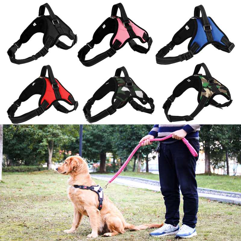 

Dog Leash Belt Harness Vest Soft Adjustable Harness Dog Walk Training Out Collar Hand Strap for Belt Clothes Accessories