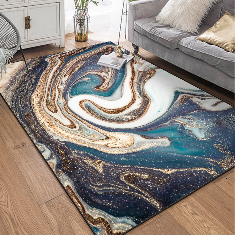 

Abstract Modern Soft Carpets for Living Room Floor Bedroom Rugs Large Area Rug Home Carpet Floor Door Mat Decoration 001