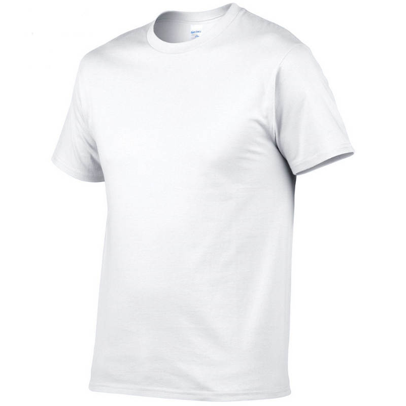 

2021 summer 100% cotton men's T-shirt with letters simple style casual T shirt large size O-neck short-sleeved yes shirts, Black