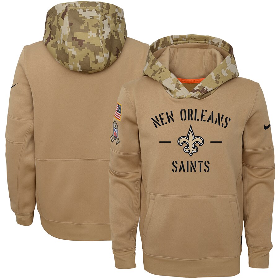 salute to service saints hoodie