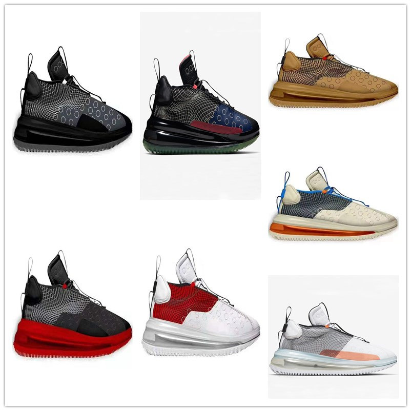 

2020 Releasing 720 Waves Cushion Sports Running Shoes run men Black Red Wolf Grey Camo White Red Designer Sneakers Size 39-45, Color5