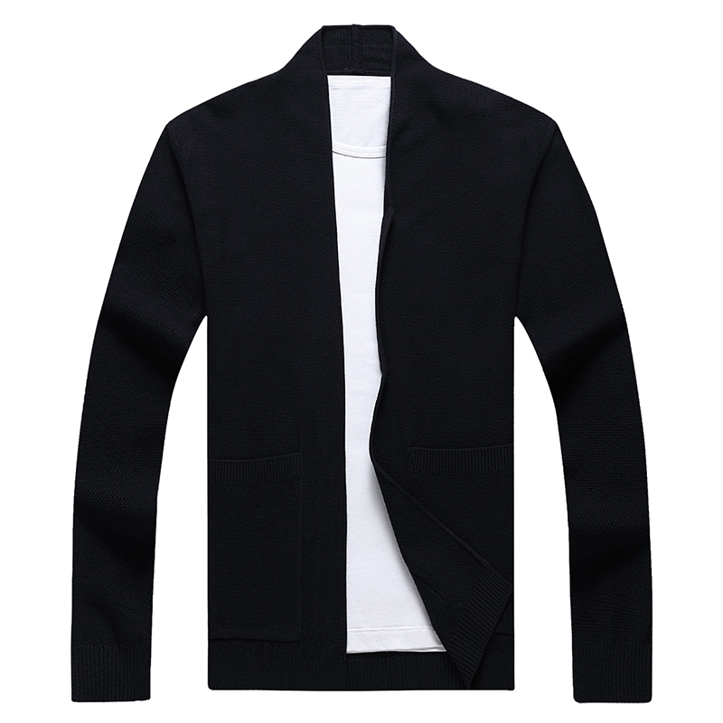 

Cardigan Men Casual Knitted Cotton Wool Sweater 4 Color Men Clothes 2020 Autumn Winter New Mens Sweaters and Cardigans Coat, As pic