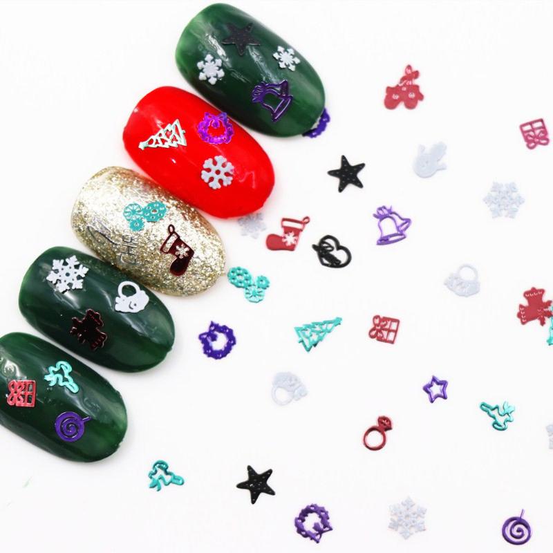 

Dropshipping 1 Boxes Christmas Manicure Super bright encryption clear crystal rhinestones chain,diy clothing accessories #ZF