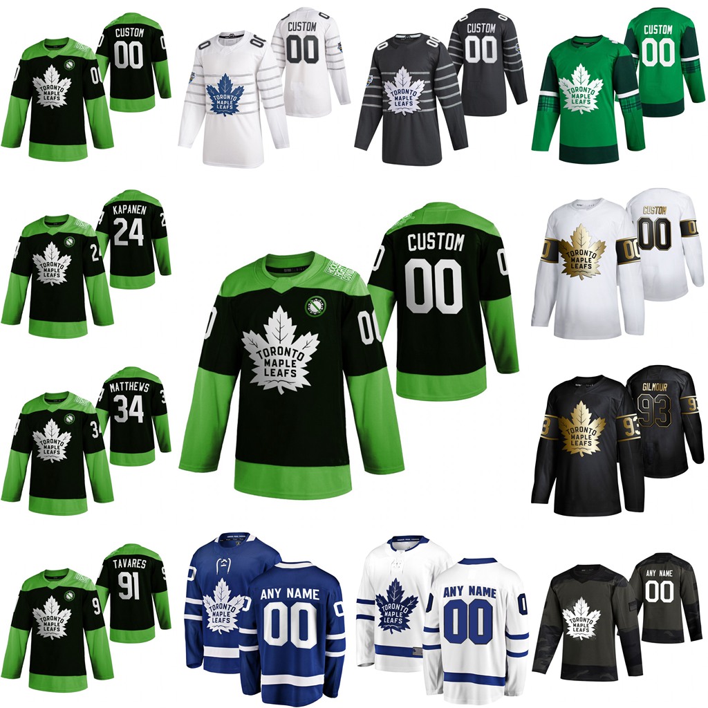 Toronto Maple Leafs Jerseys Kevin Gravel Jersey Justin Holl Martin Marincin Jake Muzzin Rasmus Sandin Hockey Fight nCoV Custom Stitched