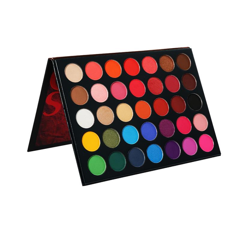 

New 35 Colors Matte Shimmer Eyeshadow Makeup Palette Earth Color Eye Shadow Pallete Pearl Long Lasting Makeup Cosmetic Set TSLM1, 1 set