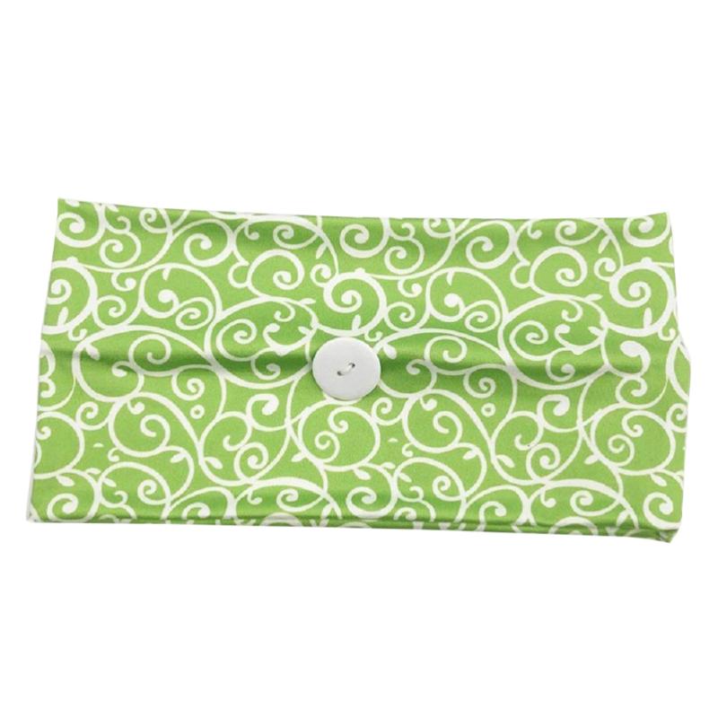 

Sports Hair Bands Button Knitting Headwear Hair Cover Mask Fixing Headband Yoga Hairlaces for Sports Outside, Red