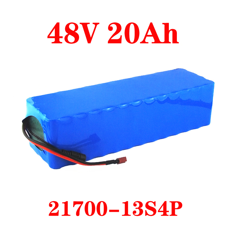 

48V 15AH 20AH 30AH 21700 13S3P High power 1800W Electric Bike Battery E-bike Battery 48V15ah Lithium Battery with 50A BMS