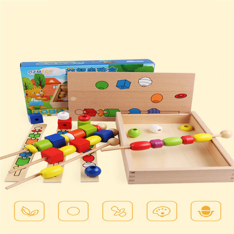 caja de juguetes de madera