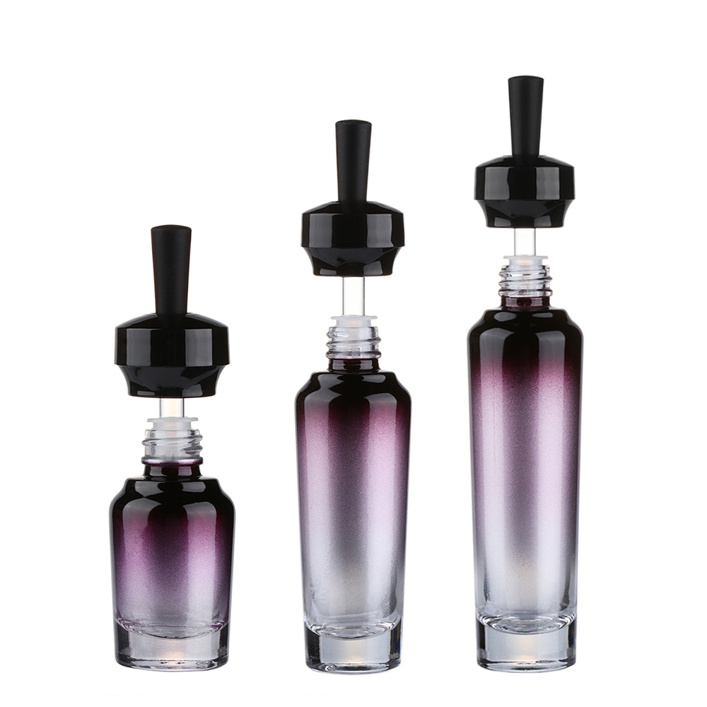 

1PC Empty Glass Dropper Refillable Bottles Bottle Vials Storage Makeup Bath Accessories 20/30/50ml