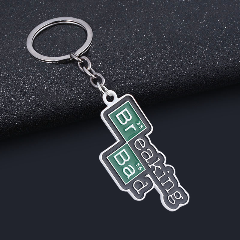 

Classic TV Breaking Bad KeyChain Movie Letter Metal Key Chain For Women Men Car Keyring Chaveiro Jewelry Gift