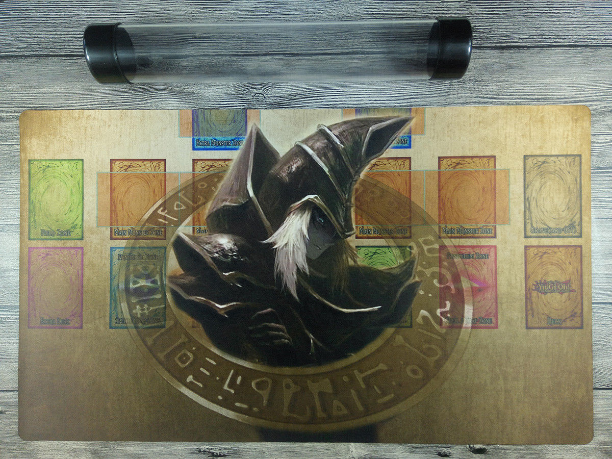 

YuGiOh Dark Magician Master Rule 4 Card Zones TCG Custom Playmat Free Best Mat