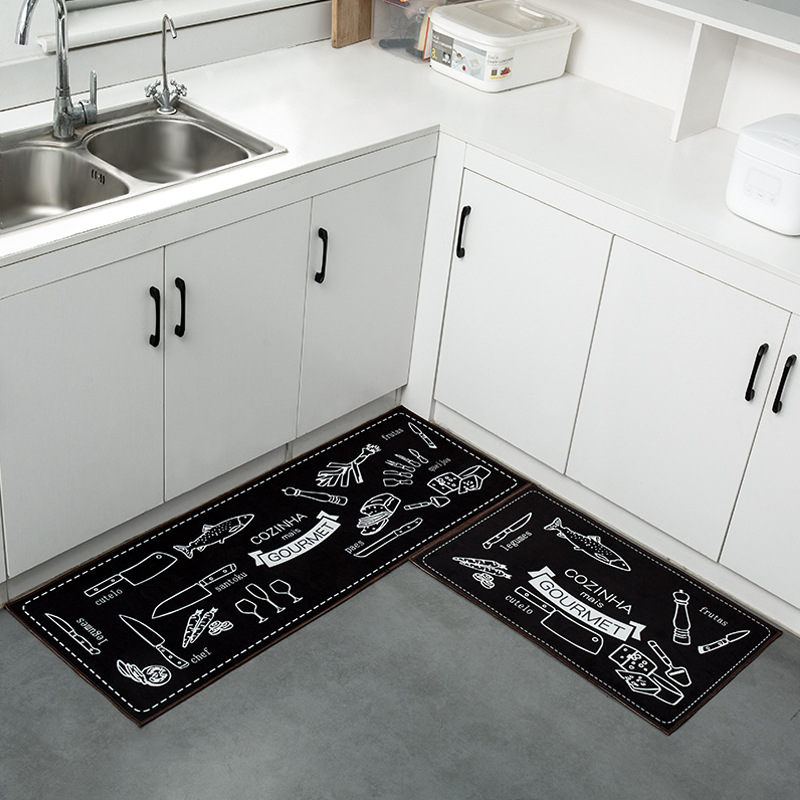 

INS Doormat Door Mat Mat Household Bedroom Rug Kitchen Bathroom Water-Absorbing-Slip Doorway Bathroom, As pic