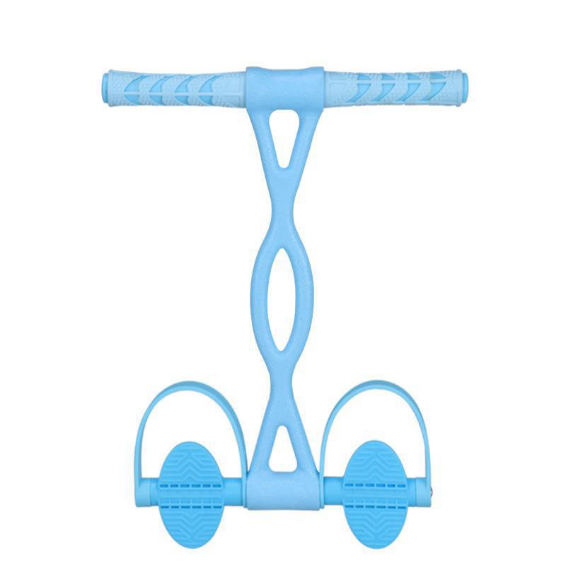 

YINGTOUMAN Women Yoga Band Multi-Function 4-Tube Tension Rope Foot Pedal Pull Resistance Fitness Sports Fitness Yoga Equipment, Blue
