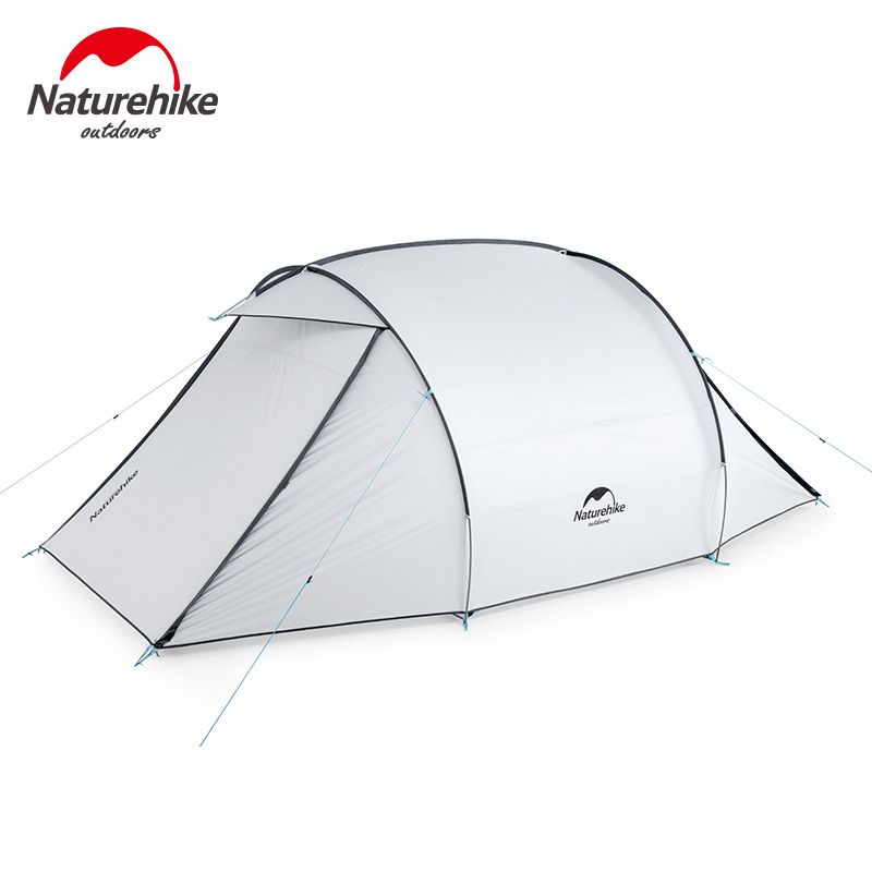 

Naturehike Camping Tent Two-way Door Large Hall 3 People Family Tent Sunscreen Waterproof Outdoor Family Travel Camping Hiking