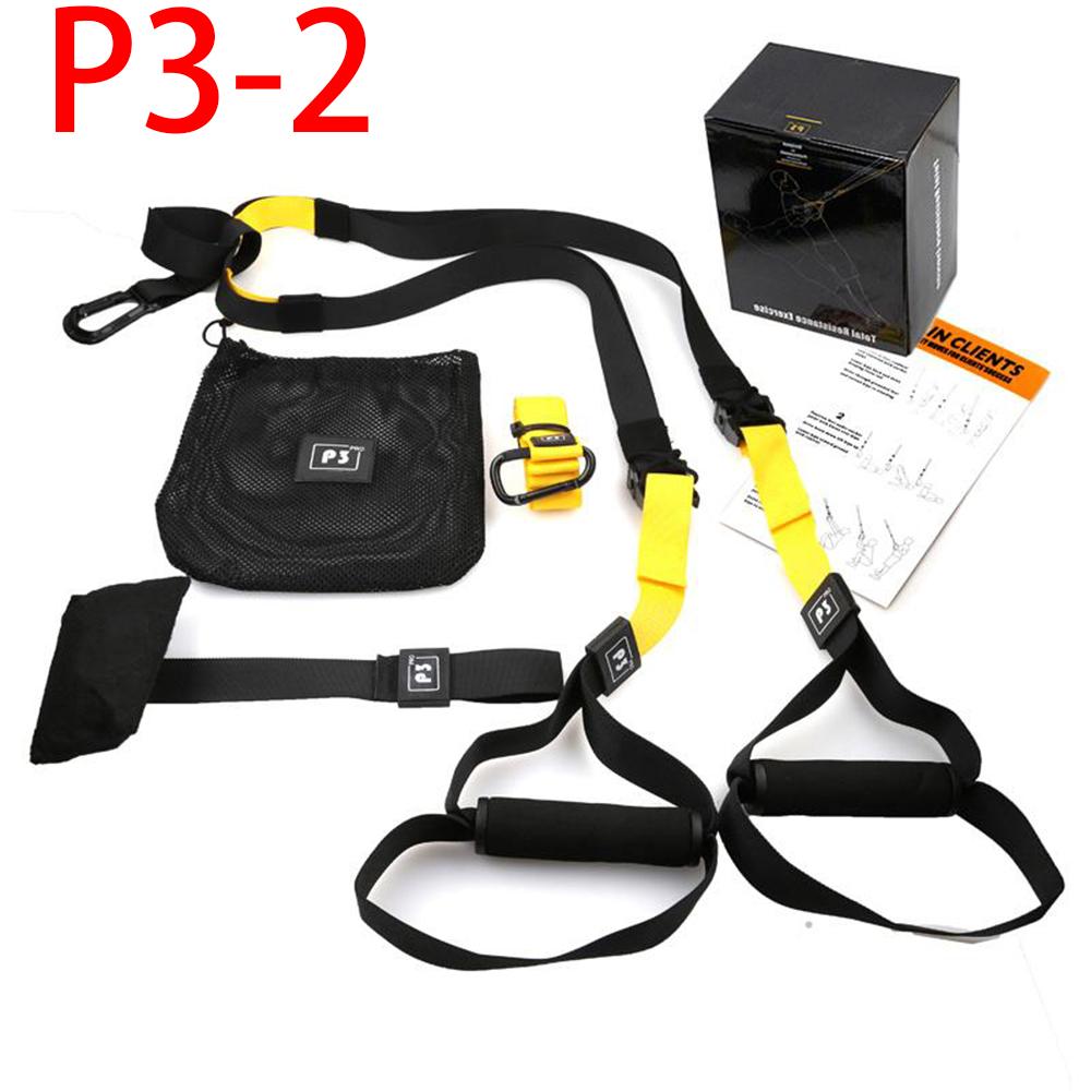 

2020 P3-2 Resistance Bands Fitness Hanging Belt Training Gym workout Suspension Exercise Pull rope Stretching Elastic Straps