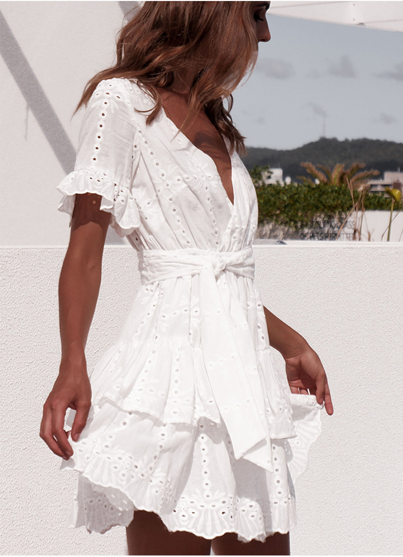 white embroidered sundress