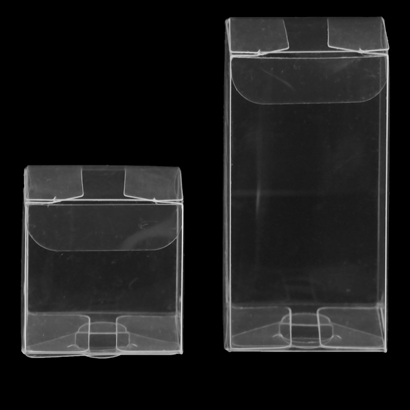 

50pcs Transparent Boxes Wedding Favor Party Event Decoration Clear Gift Candy Box Square PVC Chocolate Bags