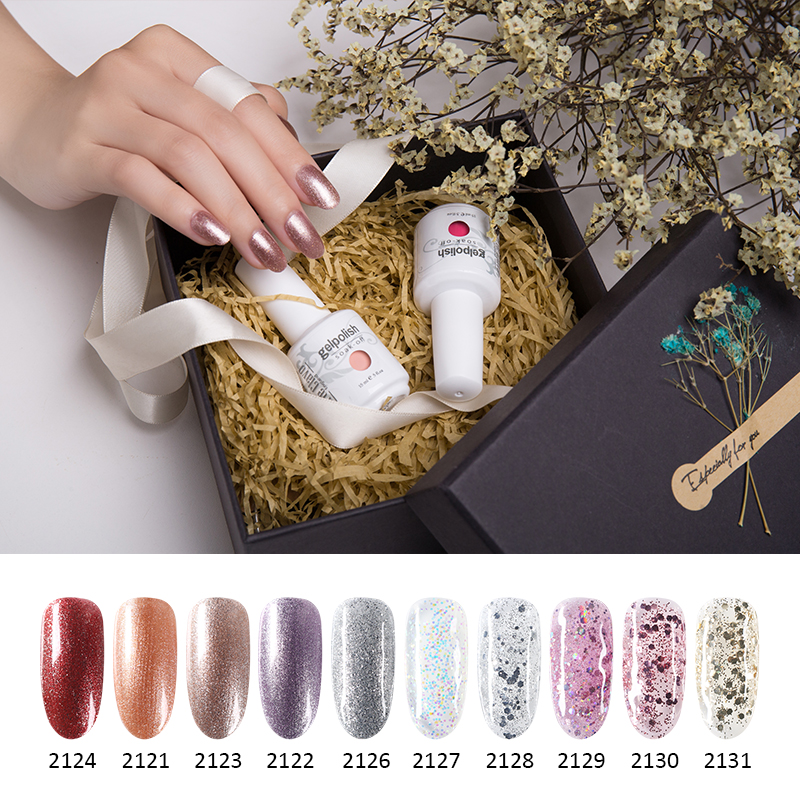 

Arte Clavo 15ml Glitter Bling Series Gel Varnish Gel Nail Polish Semi Permanent Soak Off Polish Cheap Nail Art Lacque, Any one color