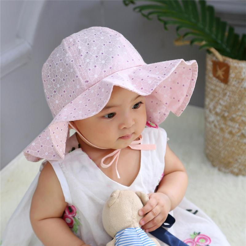 

Cute cap children summer spring sun hat cool cute cap baby girl fisherman hat printed casual wild new dot casual