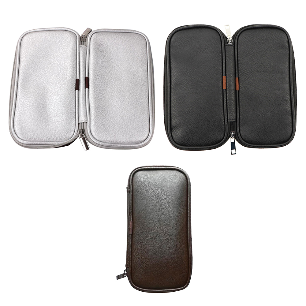 

Portable Makeup Brushes Bag Holder PU Leather Cosmetic Brushes Travel Storage Case