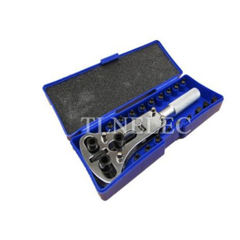 

1set 18 in 1 Multifunction Watch Repair Tool Three-Jaw Open Bottom Cover Three-Jaw Open Table Cover Universal Tools