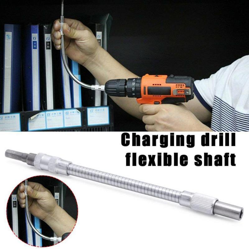 

200/300mm Hex Flexible Shaft Extension Drill Impact Driver Ratchet Screwdriver Bits Extend Rod Extension Bar
